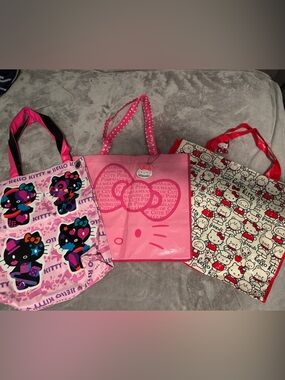 3 Hello Kitty Tote Bags